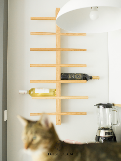 produkt Drewniana półka na wino